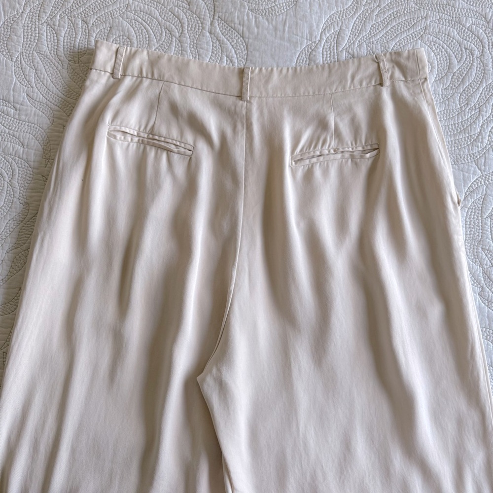 Reformation Wide-Leg Trousers in Beige - Picture 11 of 15